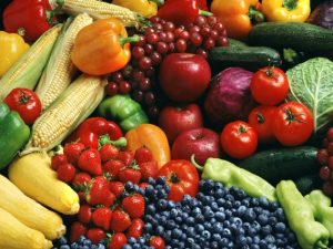 fresh fruits and vegetables are the best source before any race