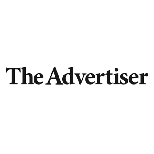 the advertiser newspaper logo in classic black font